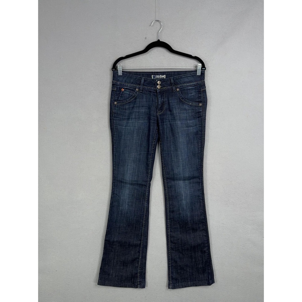 Hudson Jeans Womens 28 Bootcut Low Rise Stretch Denim Los Angeles USA Made Y2K